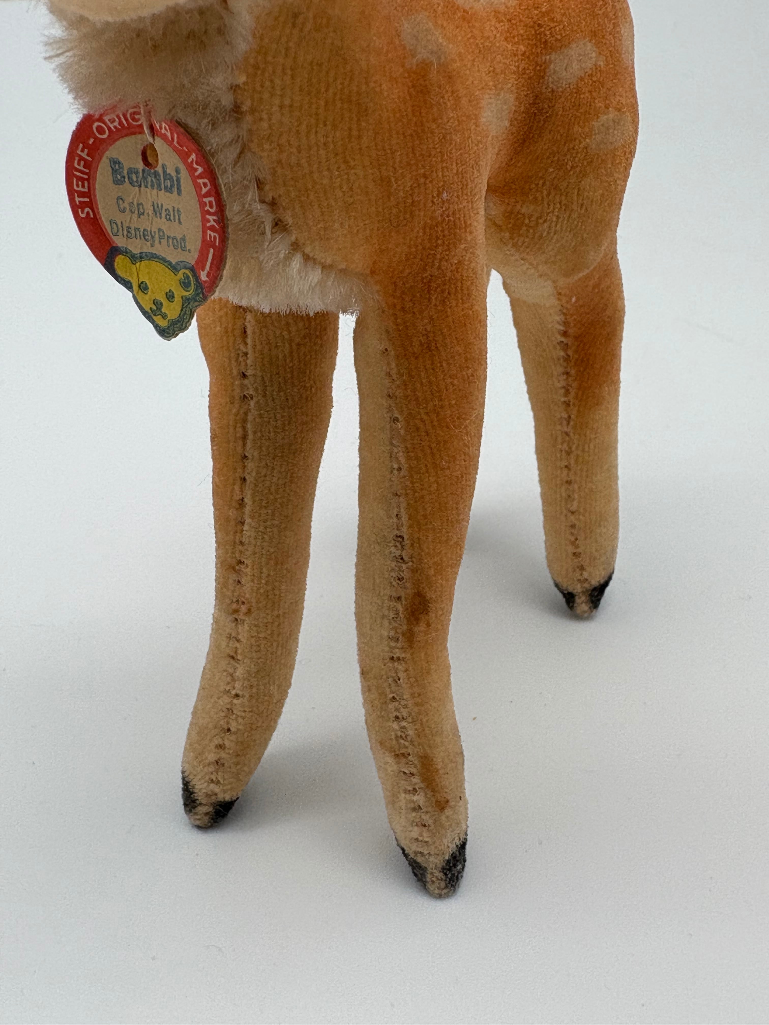 オールド シュタイフ シカ Steiff Bambi 14cm | ヒガシマチマーケット