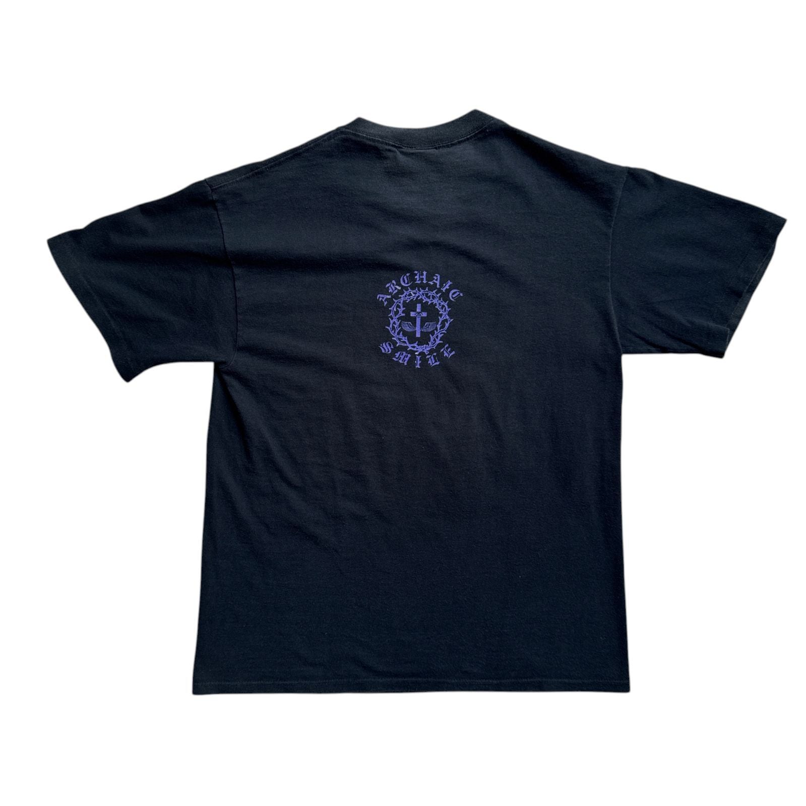 90s ARCHAIC SMILE Skull Graphic “DO WHAT THOU WILT” Tシャツ M