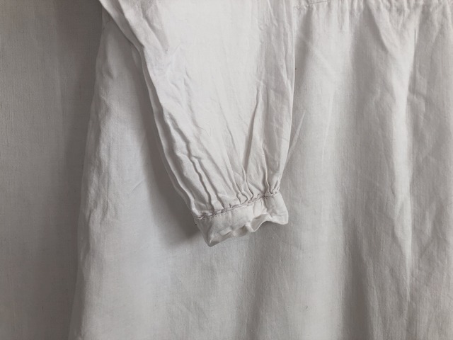 EUROPE antique cotton shirts one piece