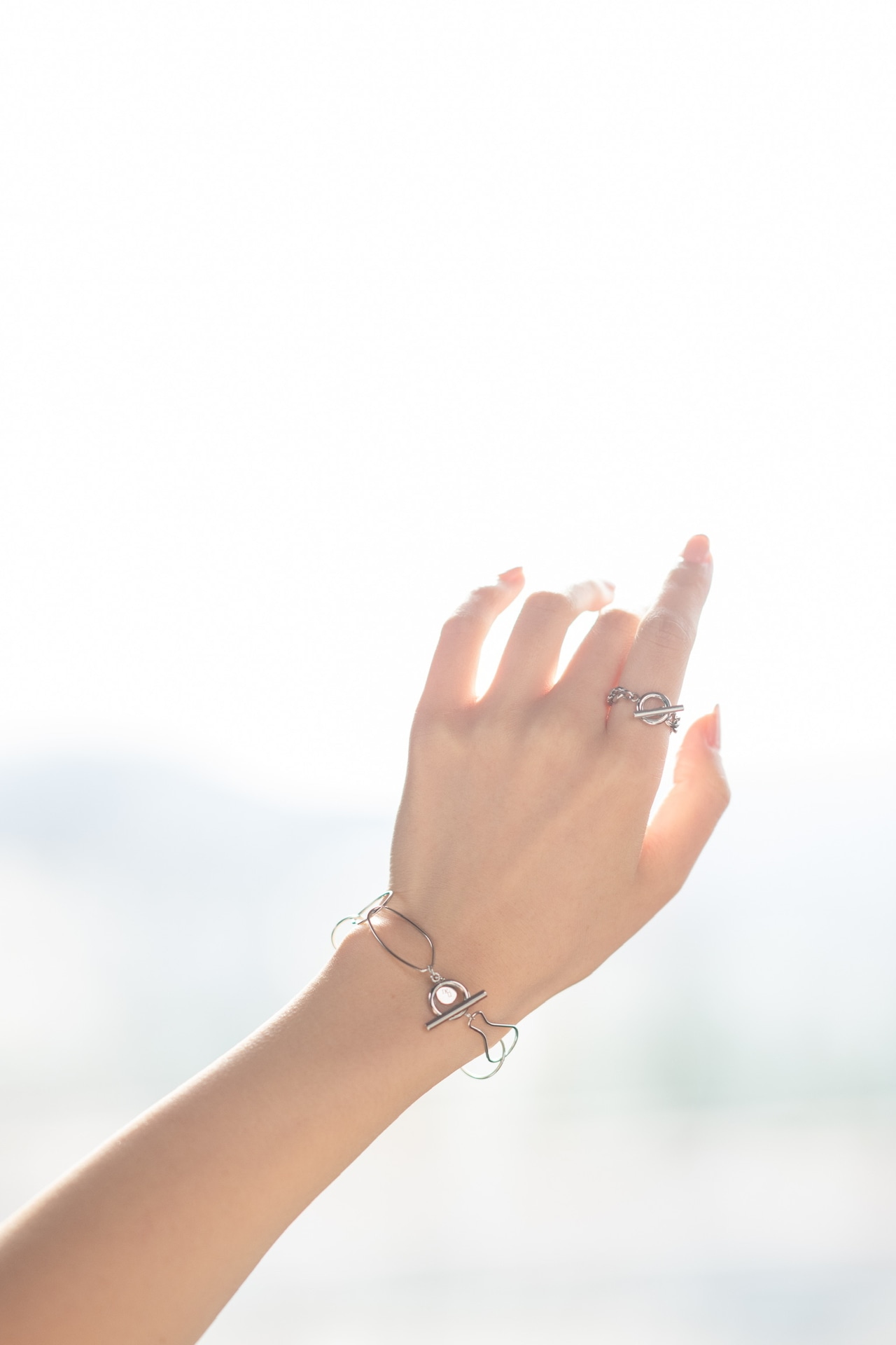 『夏への憧れ』 water chain bracelet