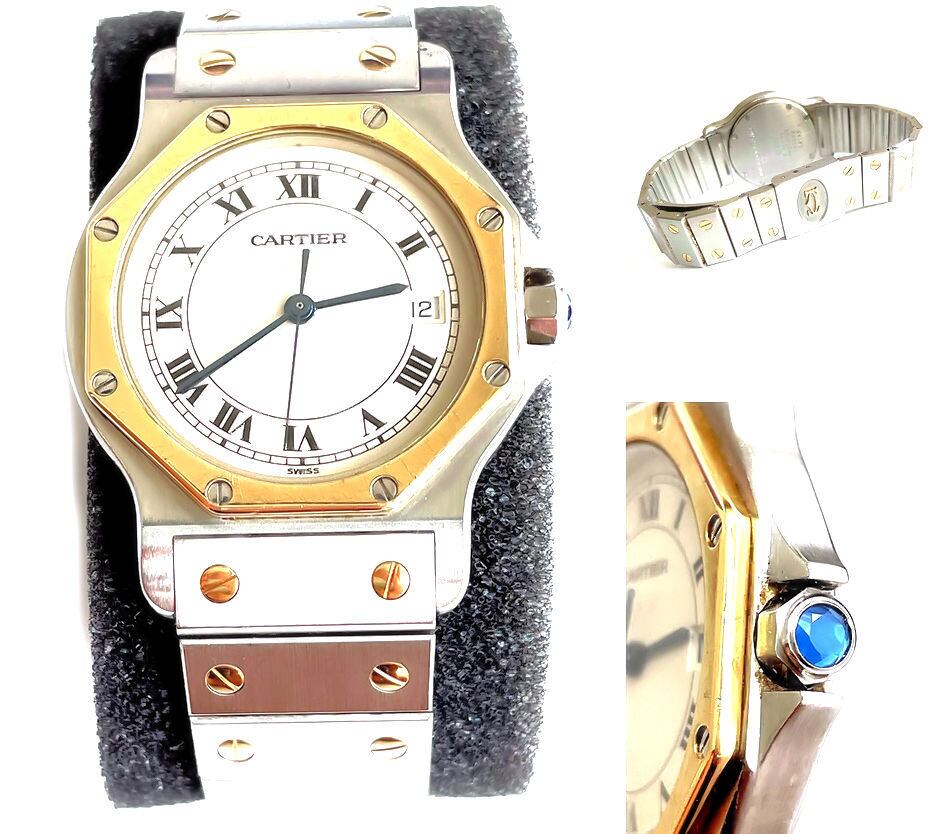 Cartier カルティエ Santos Octagon / サントス オクタゴン QZ 時計