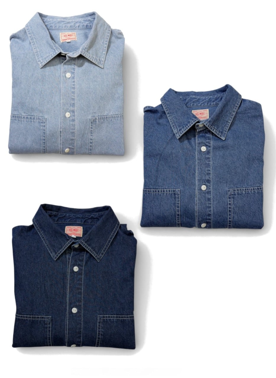 BIGMIKE/デニムシャツ￥9,000(9,900)