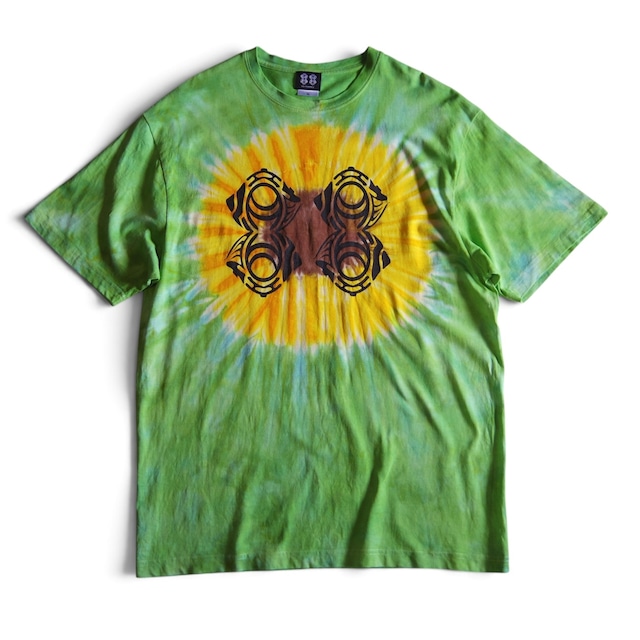 "88 LOGO" TIE DYE ORGANIC COTTON T-SHIRT / タイダイ オーガニックコットン Tシャツ -XL- 【送料無料】