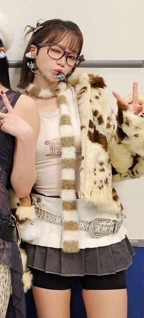 ☆LE SSERAFIM チェウォン 着用！！【telltellstudio】Kitty leopard