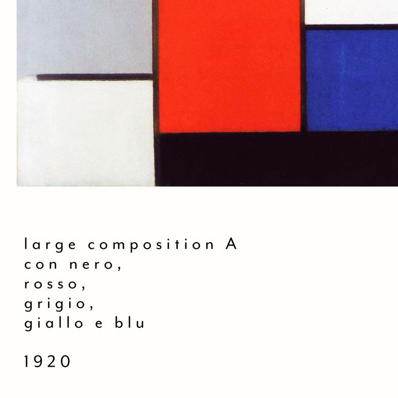 モンドリアン Composition A | Little Kot