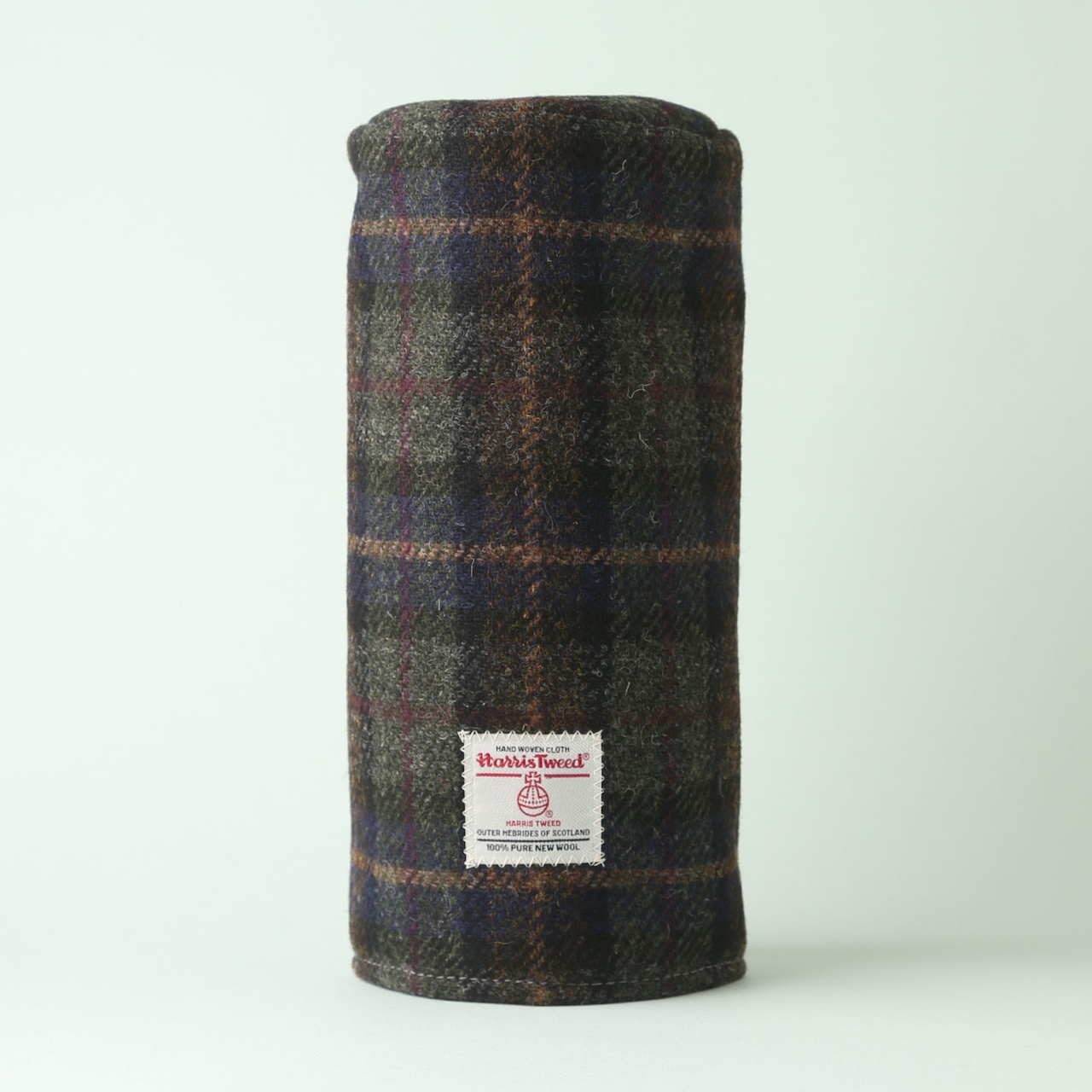 Harris Tweedを使用した筒型フェアウェイウッド用ヘッドカバー HT_34FW_C