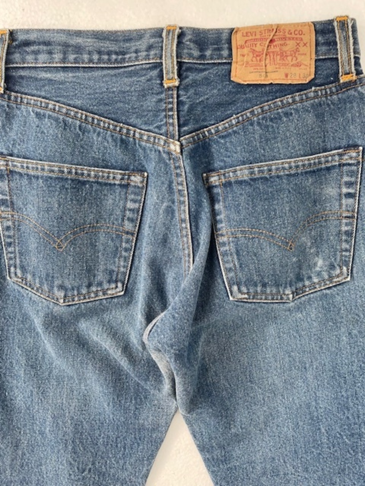 M-210   リーバイス Levis501レギュラー古着 1982年米国製刻印558 W70cm(ぐるり 股下 68cm