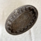 コッパーモールド　お菓子焼型　フルーツ柄大きなオーバル（壁掛けリング付き）  19kwe18-1