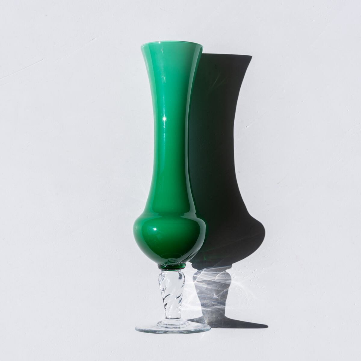 Milky Emerald Vase