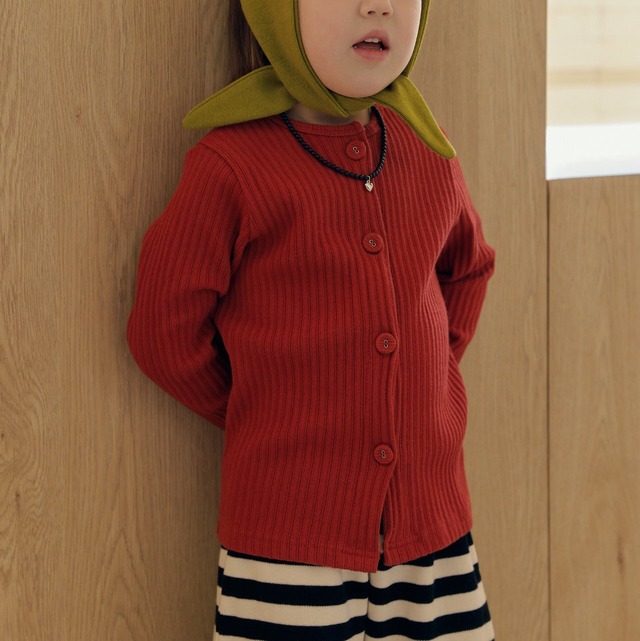 MOME［取寄］rolly rib cardigan 26autumn