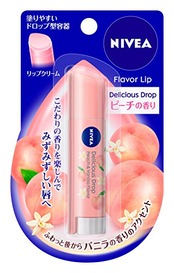 NIVEA ニベア フレーバーリップ デリシャスドロップ ピーチの香り 3.5g