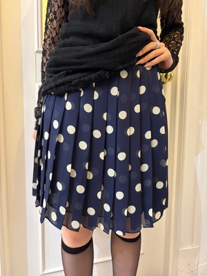 DKNY / Vintage dot skirt  (O)