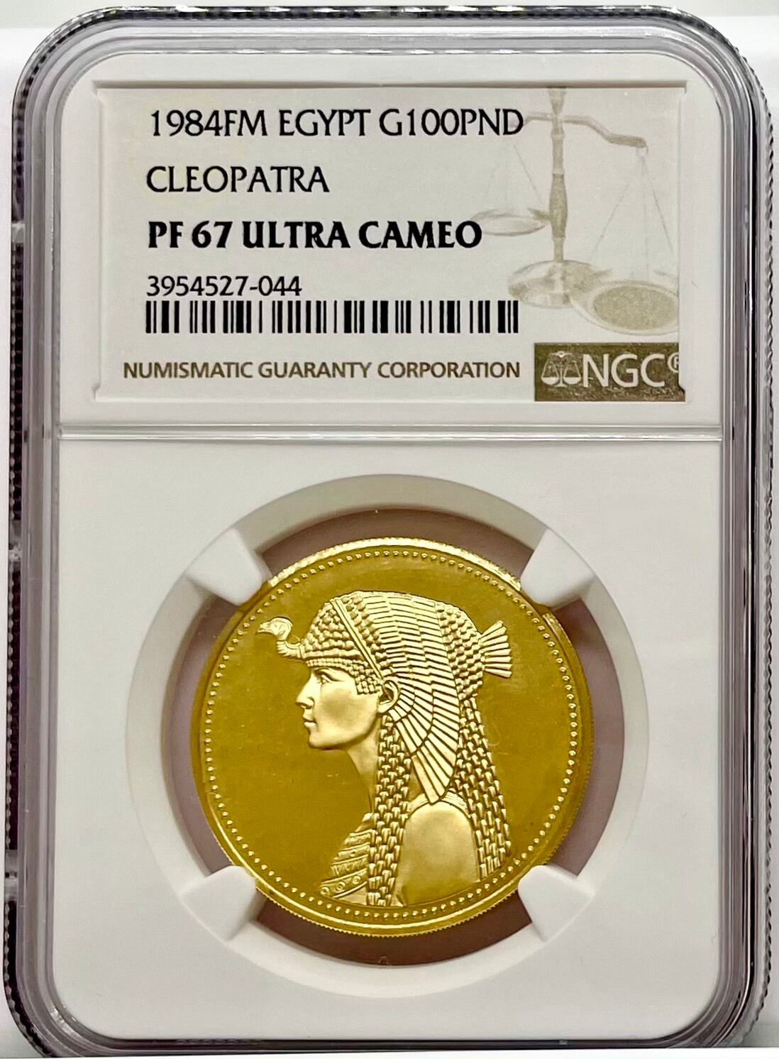 古代芸術品 クレオパトラ像 100ポンド金貨 | PAY ID