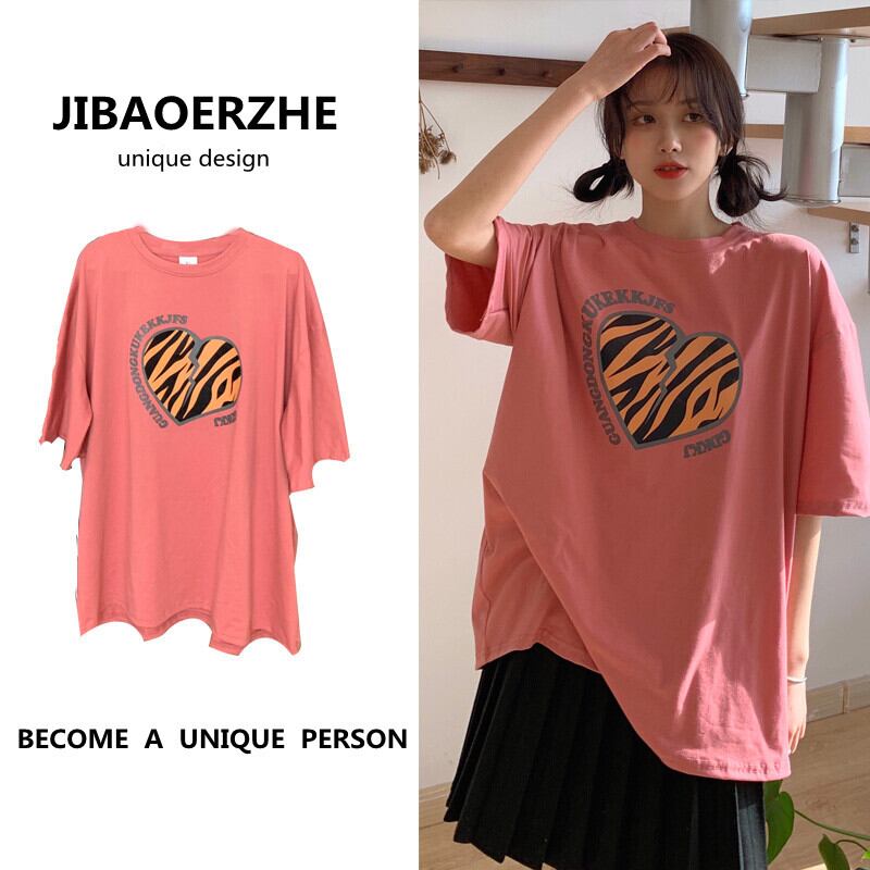 サマールーズTシャツ プリントカジュアル コットン 夏物 ピュア ケッペル68360590301