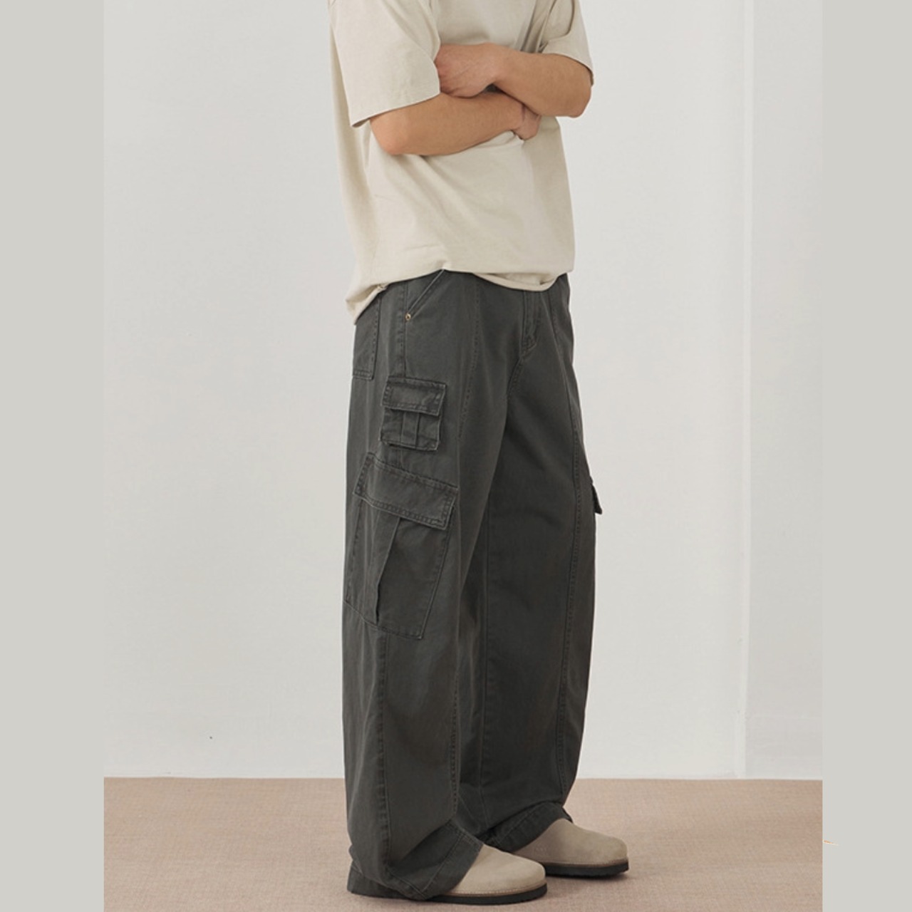 【City Utility】カーゴワイドパンツ　TB2169・画像5