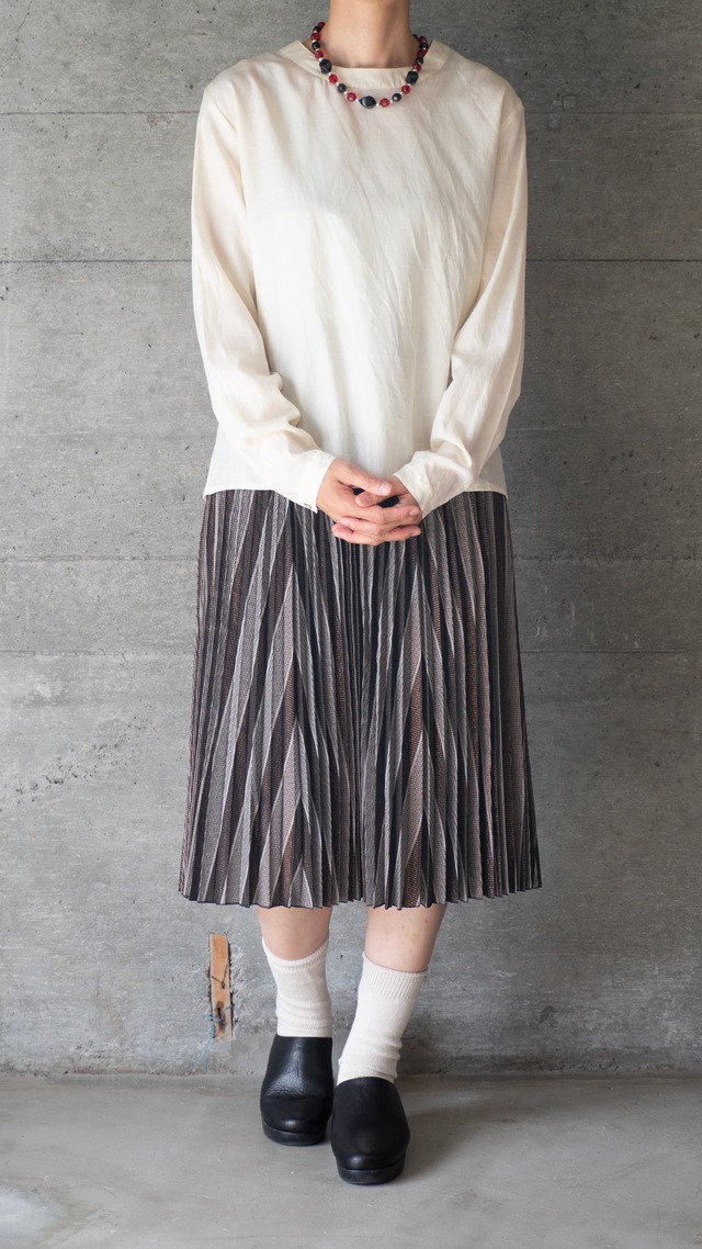 "MADAME HANAI Excellence" 1980s Pleated skirt