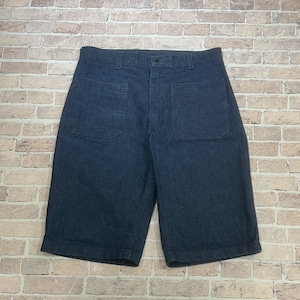 1990s US NAVY SAILOR DENIM SHORTS