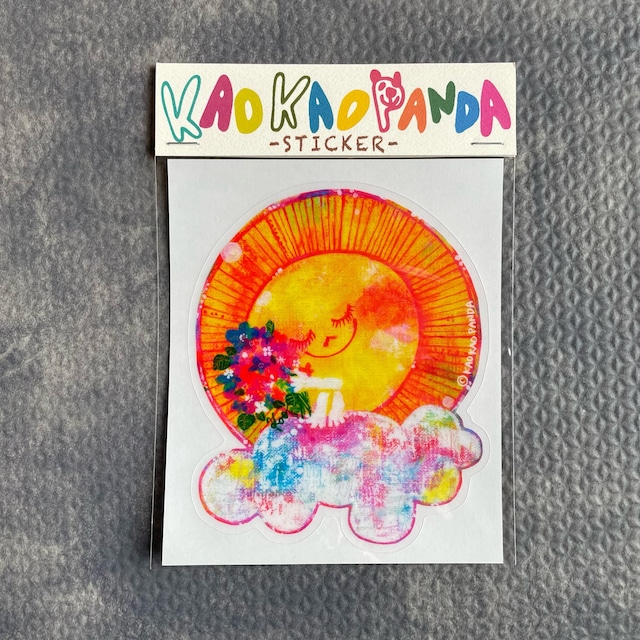 STICKER 雲に乗る太陽