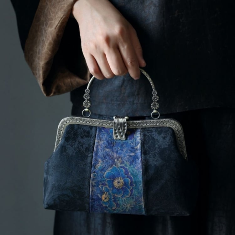 がま口モダンチャイナバッグ　YS00026