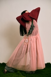 3way tartan strap Green