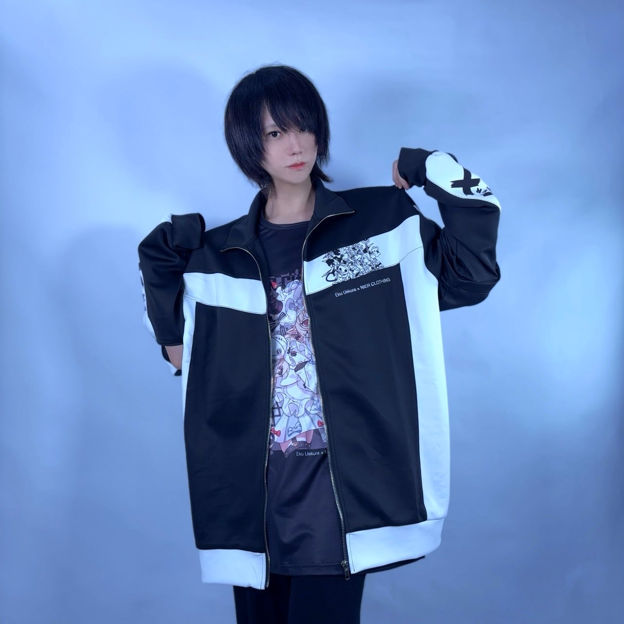 上倉エク×NIERコラボ 切り離し可能 ZIP OUTER【シーラちゃん×NIER