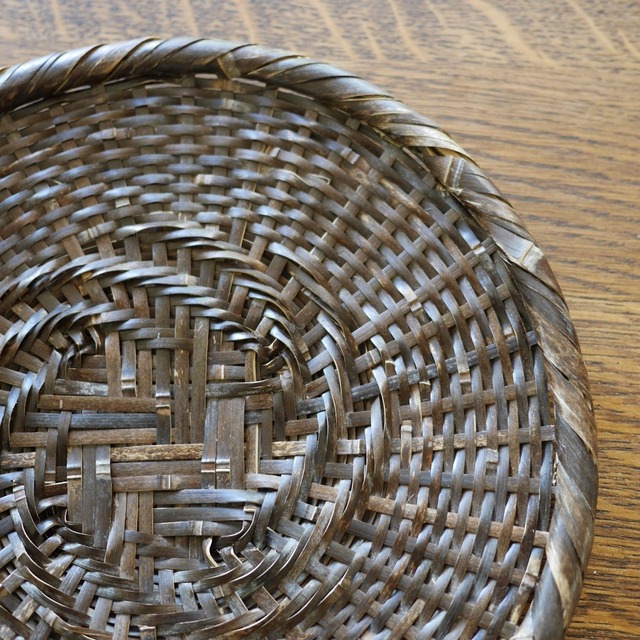 黒竹蕎麦ざる 24cm　タクミ製作所