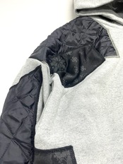 【hoodi22】 Remake Hoodie gray ×black