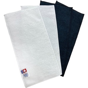 【特価処分】今治(Imabari) タオル ハーフタオルハンカチ 12.5×25cm ブラック&オフホワイト 各2枚セット エンジェル 日本製 綿100% やわらか 吸水 コンパクト