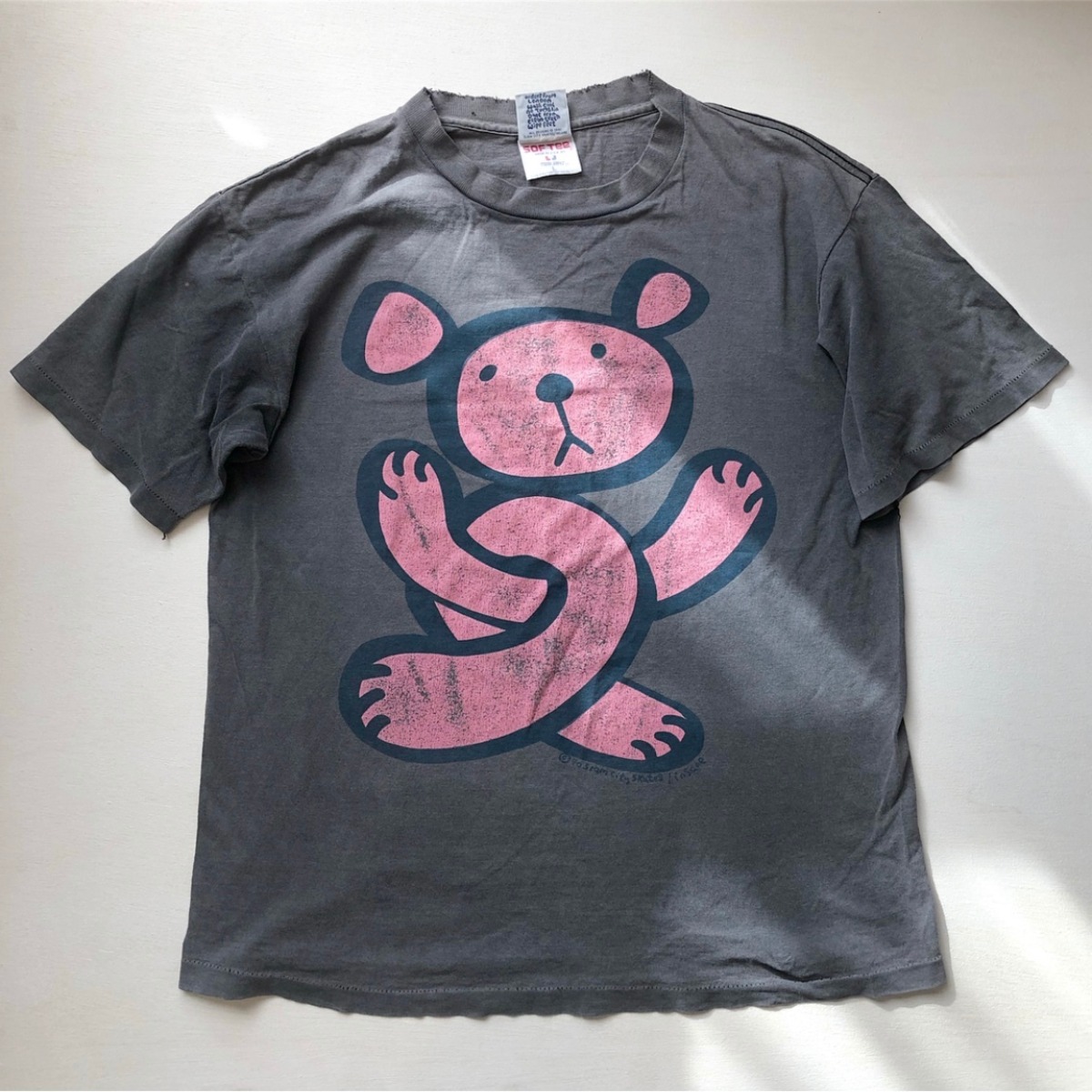 90s INSANE Twisted Teddy Tシャツ ブラック(グレー) 表記(L) | niche 