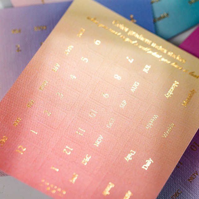 インデックス 10シート レトロ グラデーション Nora文具 おしゃれな文房具通販 インデックス 10シート レトロ グラデーション Nora文具 おしゃれな文房具通販