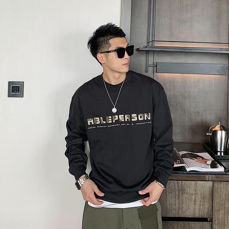 プリントセーター スプリングラウンドネックプルオーバー ブラウス ジャケット 春物 Oネック Xu_Tailang27693138961