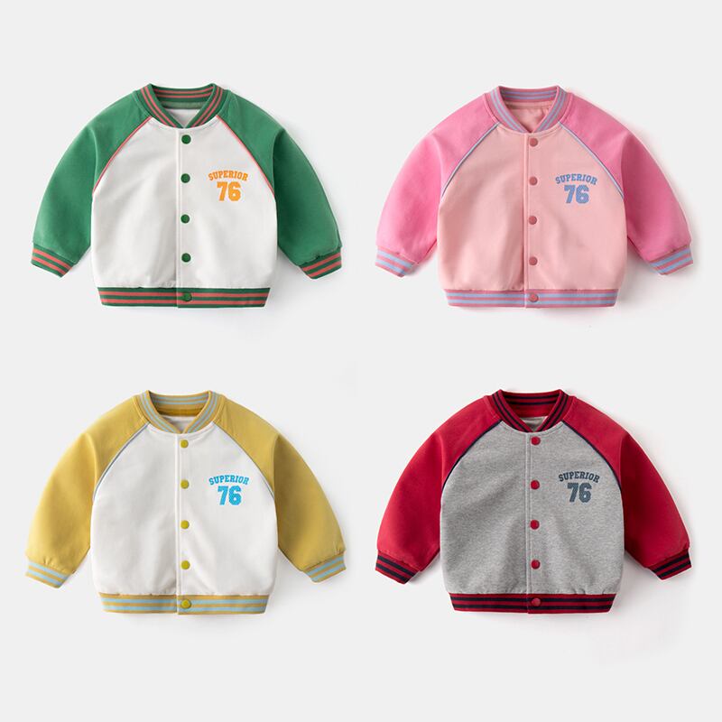 ベビー野球ユニム秋冬女性ベビージャケット1歳子供用秋服新生児用洋服男性用アウター Duduベイビー21487250596