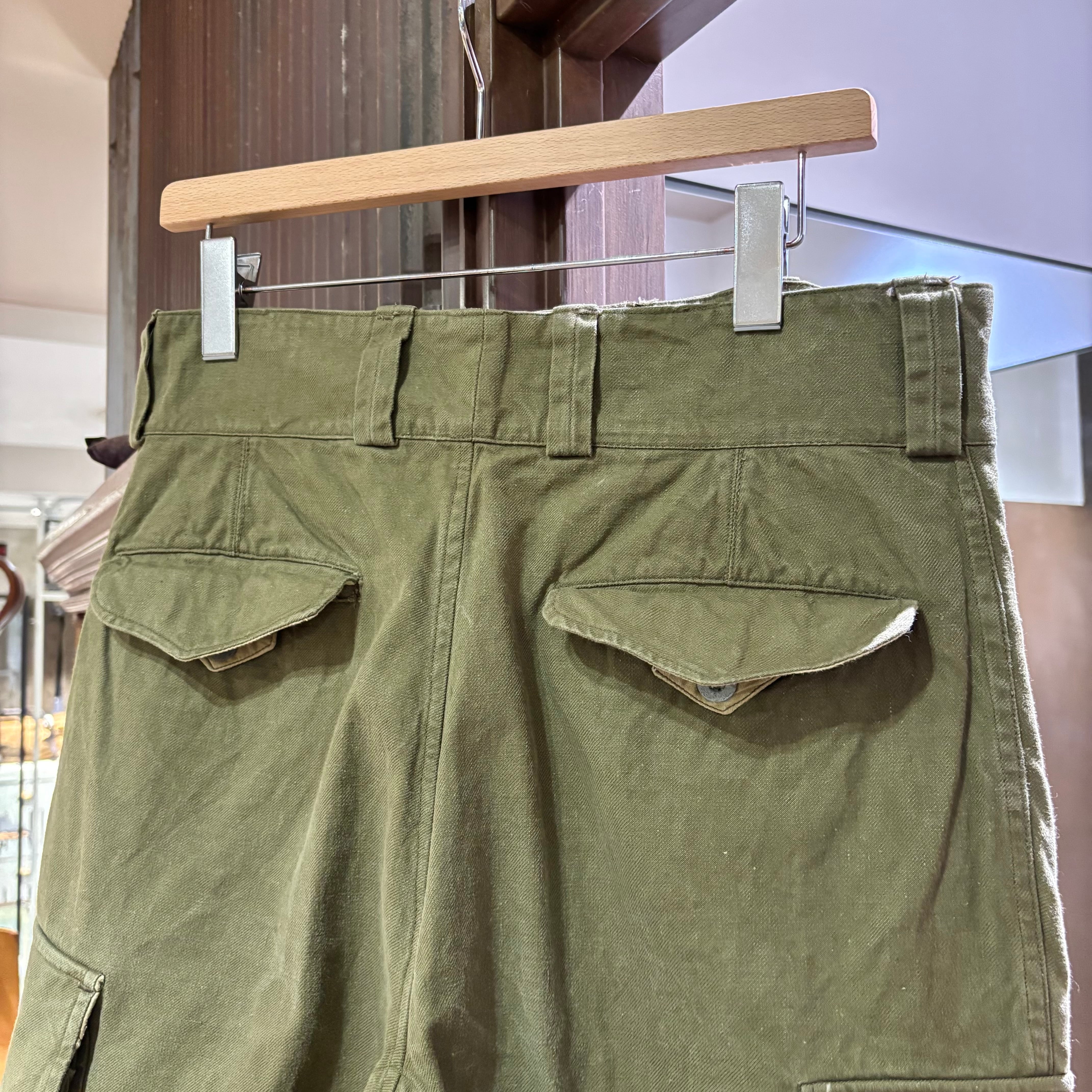 40〜50's FRENCH ARMY M47 TROUSERS EARLY TYPE | STRAYSHEEP ONLINE