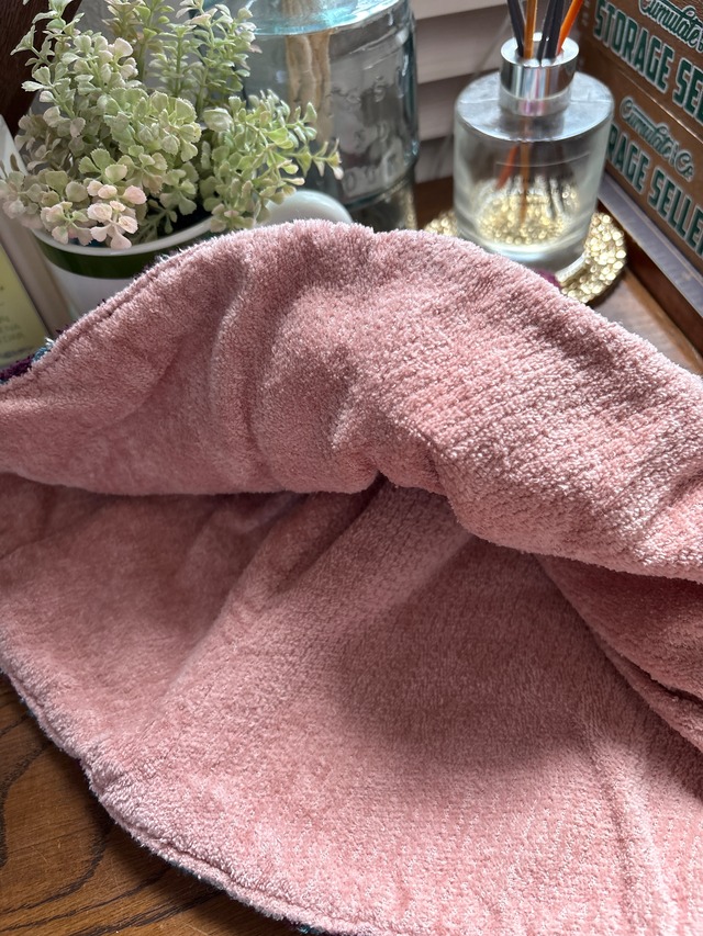 MOFU MOFUサウナハット　ネイティブ（ピンク＆ターコイズ）L