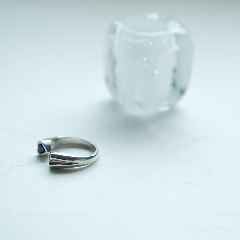 4℃ シルバー ダブルハートリング シルバー ダブル ハート リング / Silver Double Heart Ring