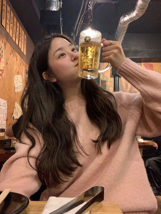 (予約) ounce / Rosy brush shaggy dog knit 3color