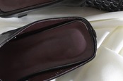 フランス製牛革編みサンダル