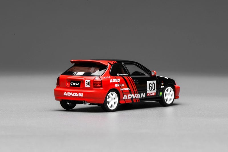 MOTORHELIX 1/64 ホンダ シビック タイプ R (EK9) Advan Livery