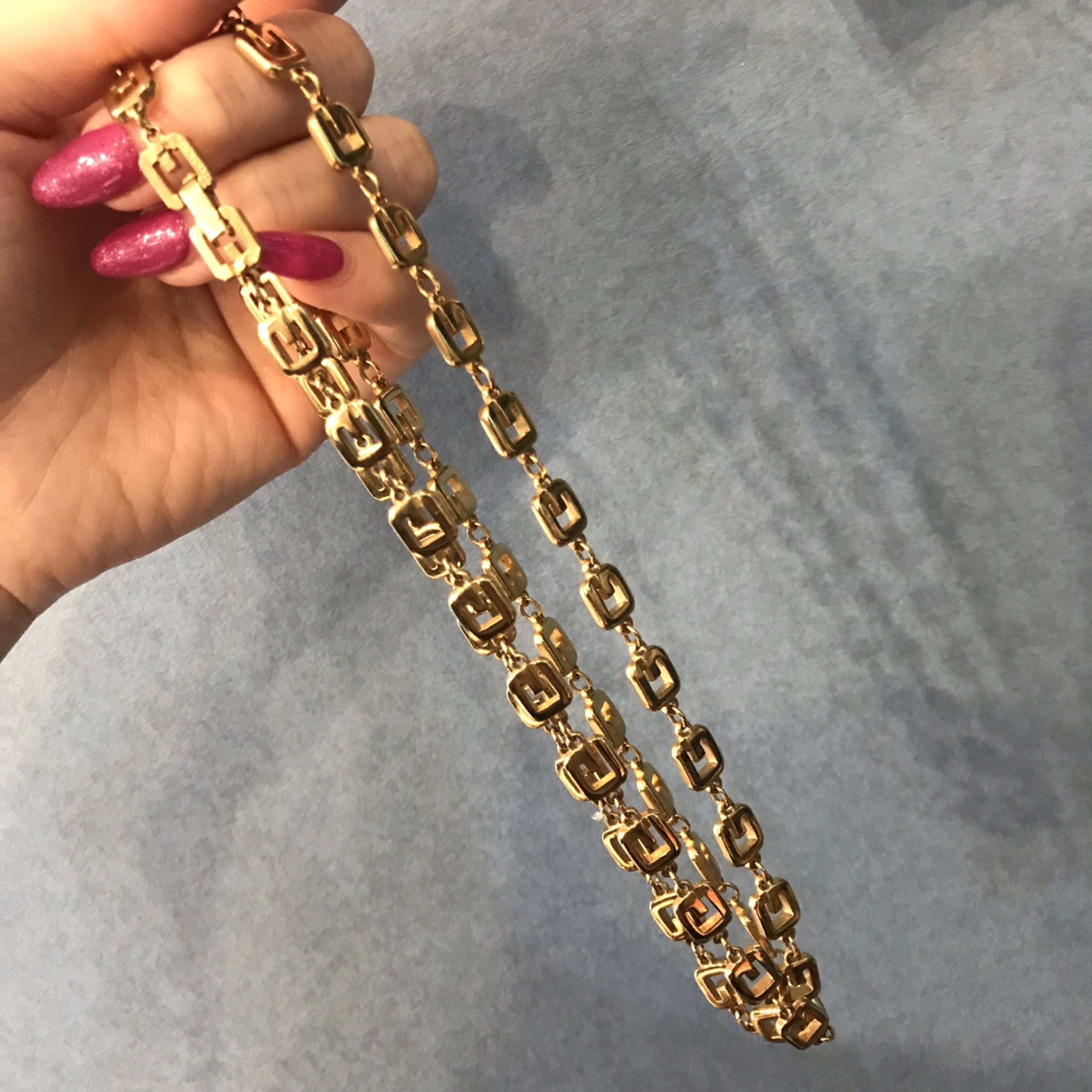 GIVENCHY モチーフ ロングチェーンネックレス ジバンシィ necklace