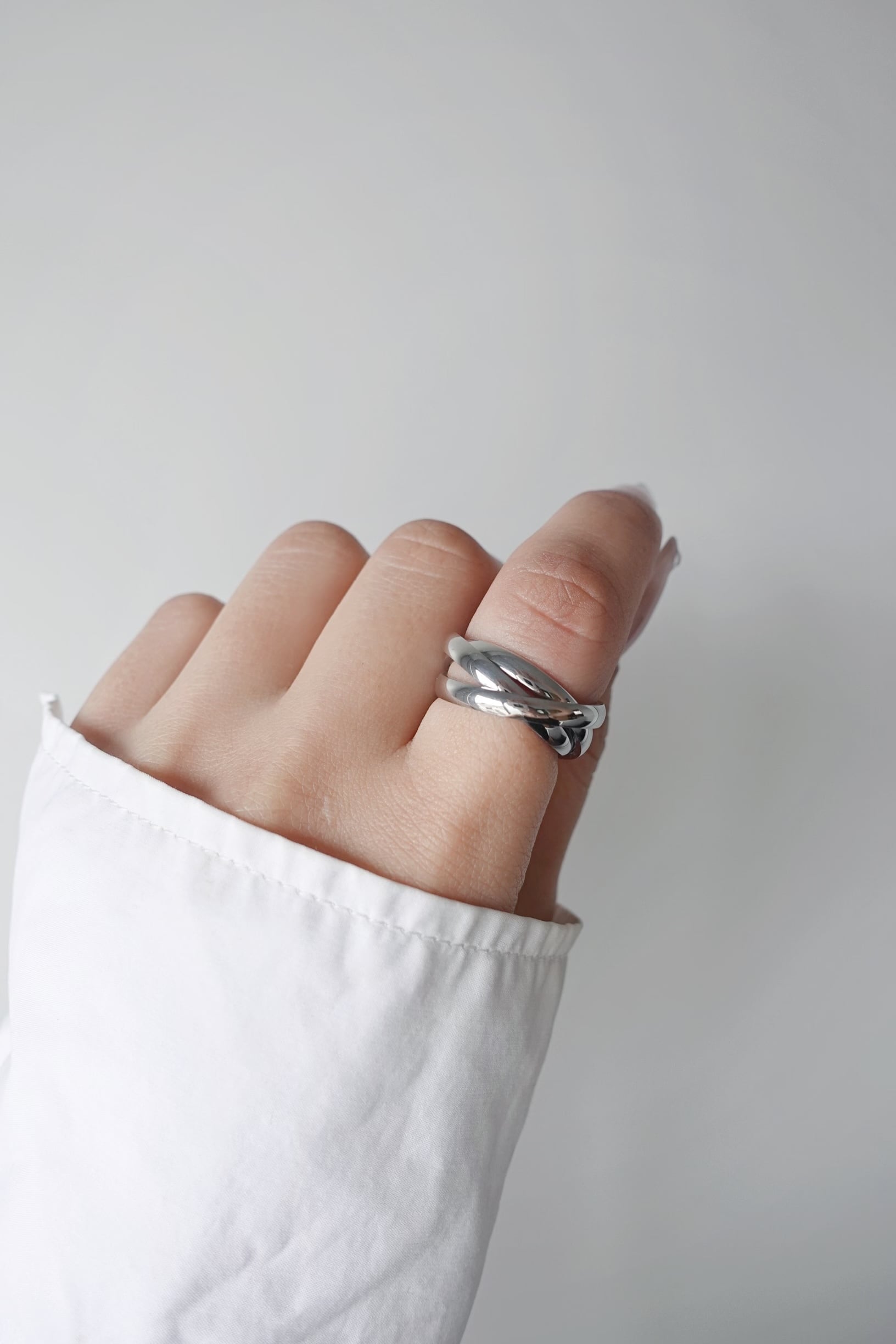 【RING TRIO】 最強の3種配合liquid triple linked ring | 金属アレルギー対応のアクセサリー crea.jewelry