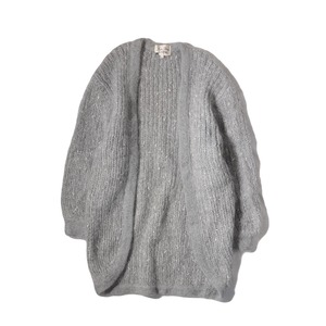 jujin plaxa couture mohair knit cardigan