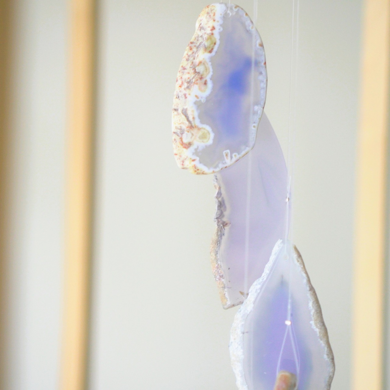 SAIRUIU - アゲートヒーリングチャイム / Agate Sun Catcher Wind Chime 544