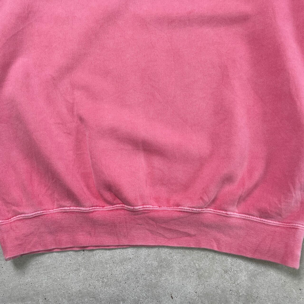 90年代 AUHENTIC PIGMENT ワンポイント刺繍 スウェットシャツ メンズM