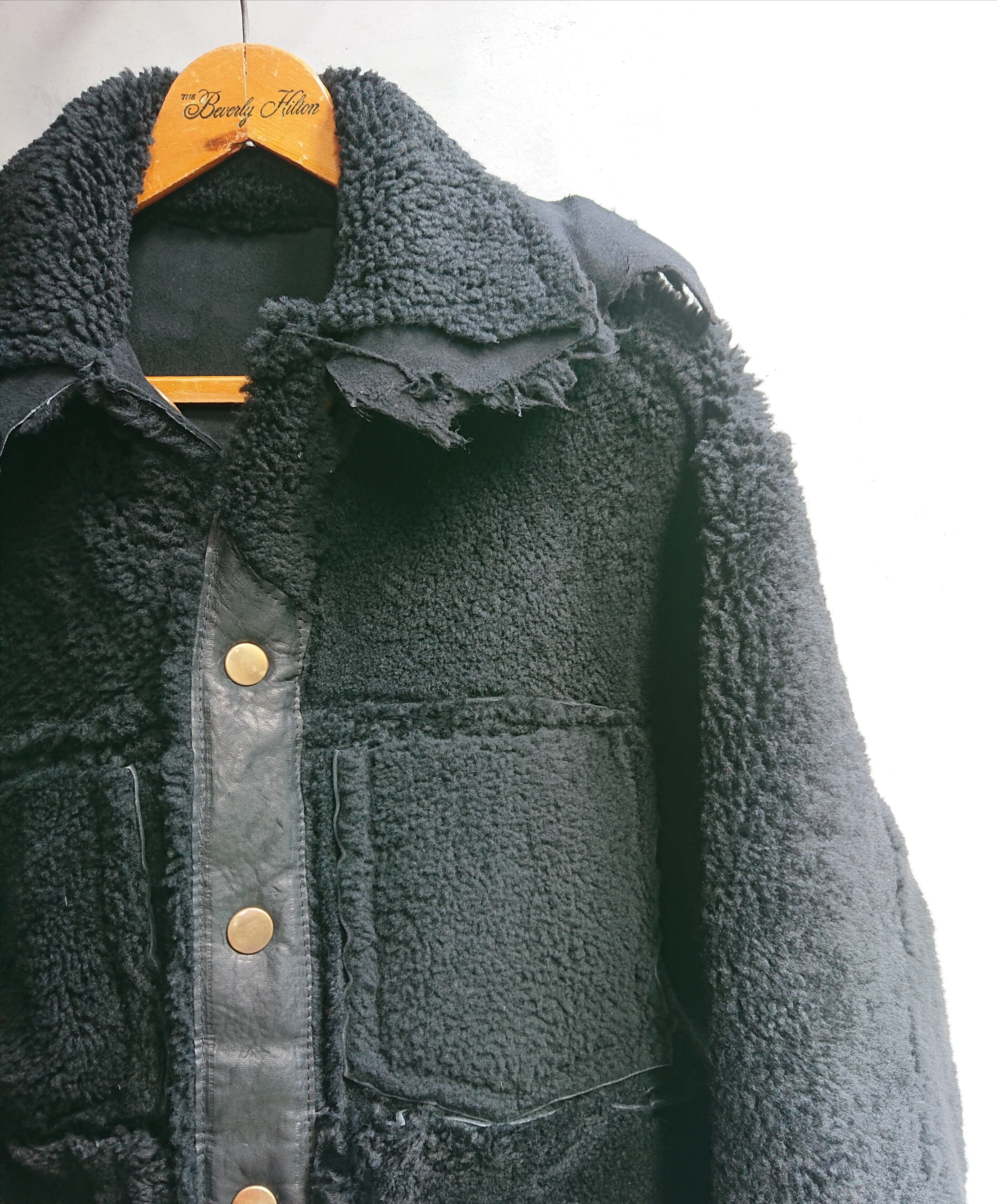 GOODKARMA DEVELOPMENT MOUTON TRUCKER JACKET 