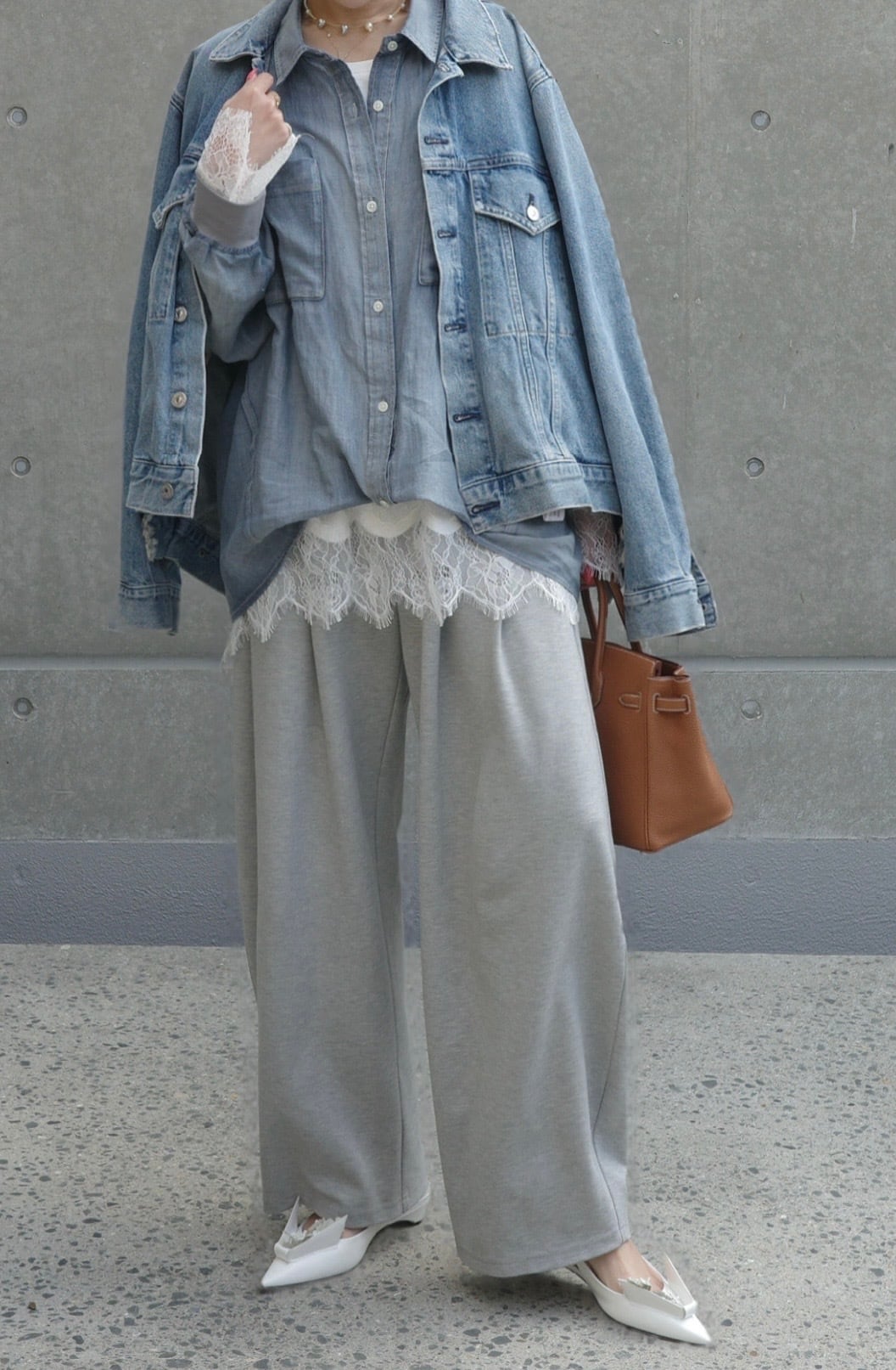 Tuck Easy Pants (gray) | Lig.