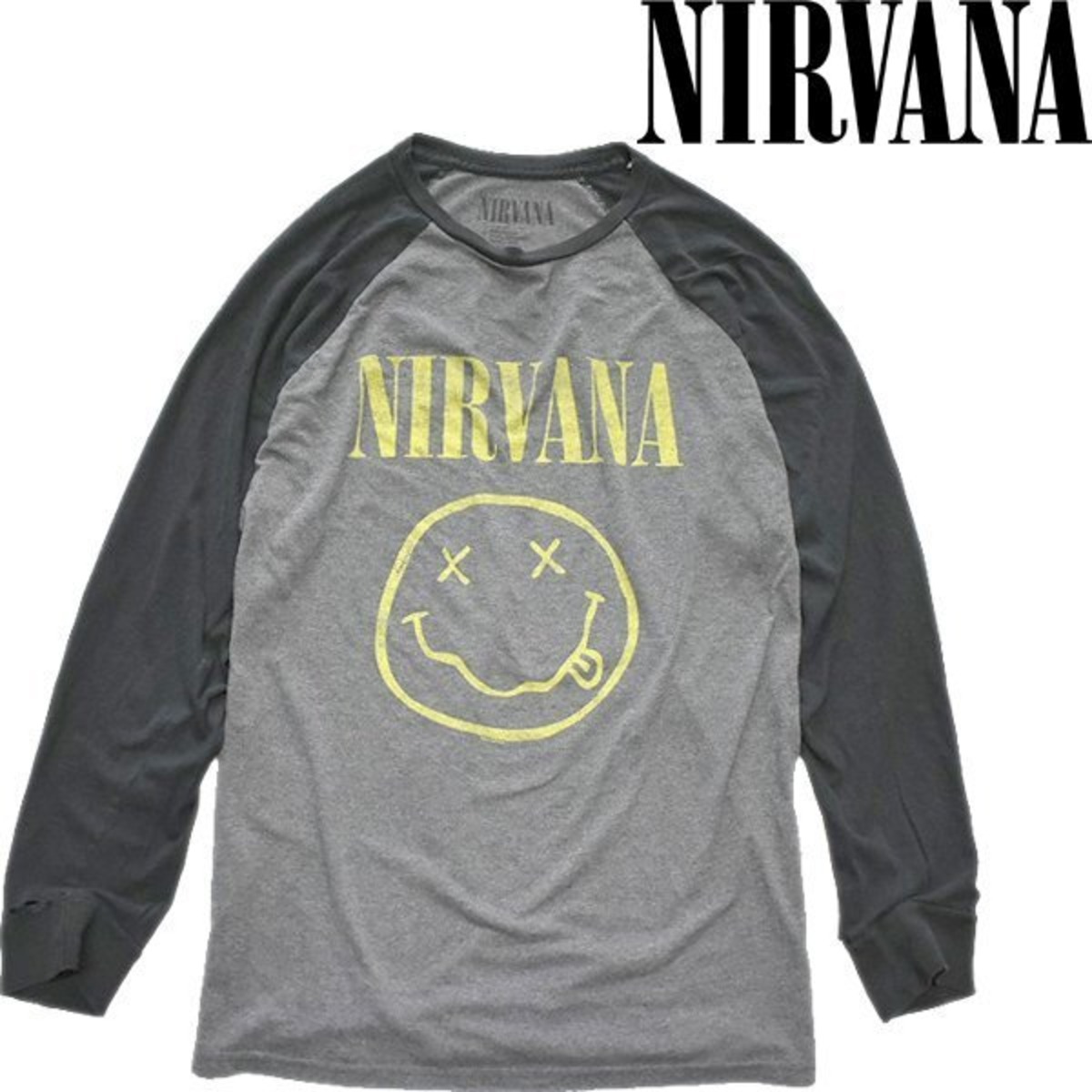 1点物◇ニルヴァーナNIRVANA長袖ロンTシャツ古着メンズL/XLレディース 