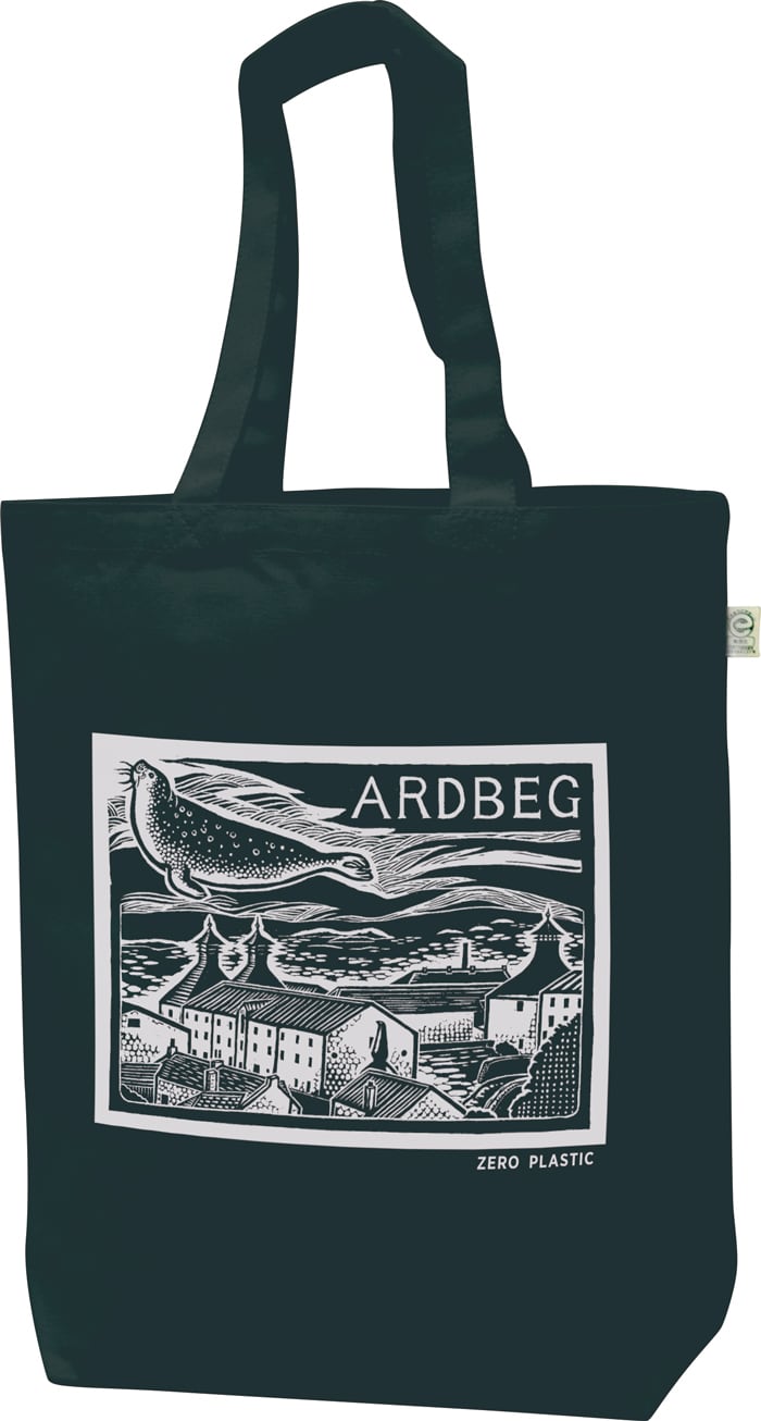 オリジナル版画トートバッグ（黒） アードベッグ | JWRC ONLINE SHOP