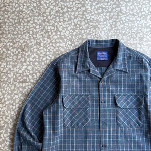 PENDLETON / 90’s wool board shirt size L