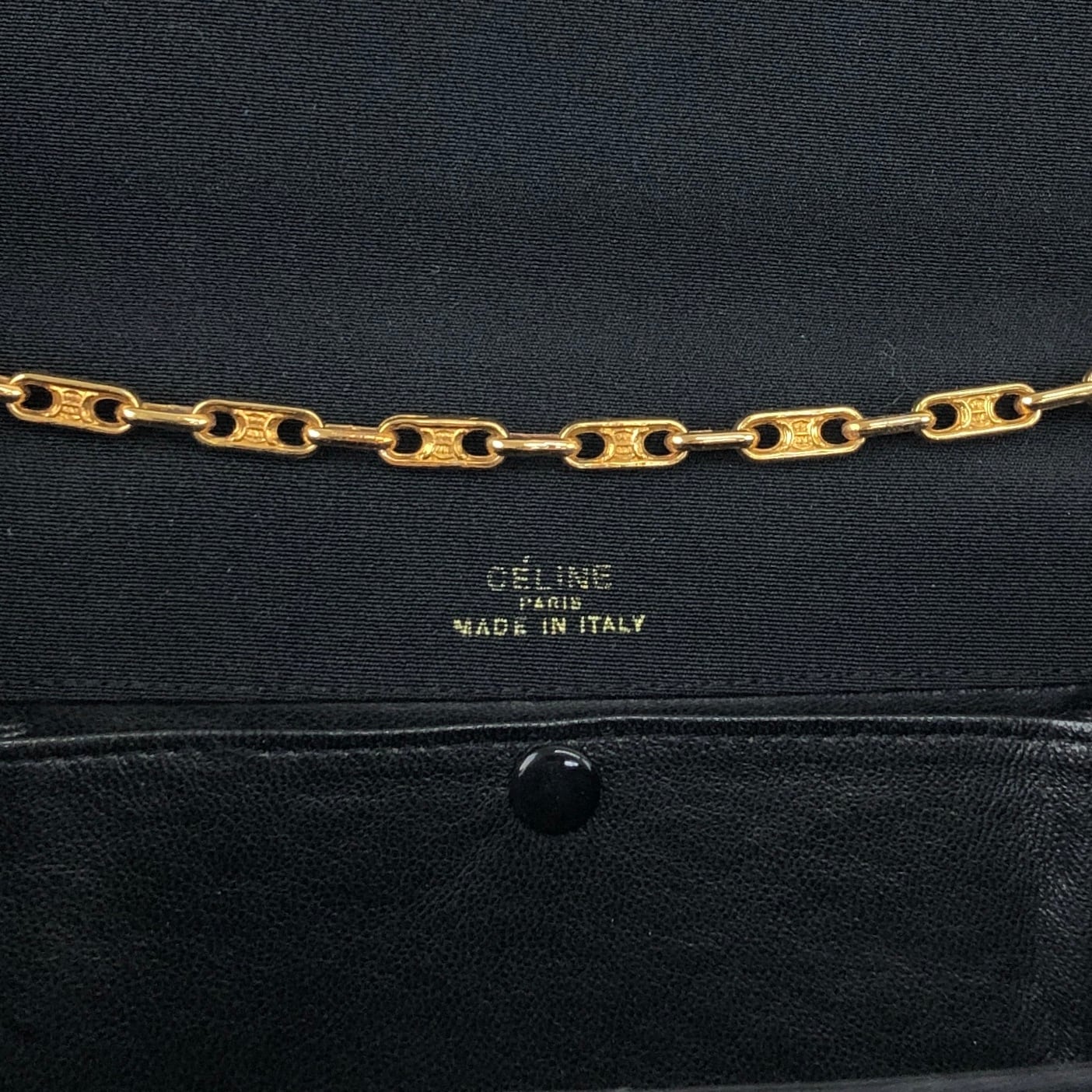 CELINE セリーヌ ショルダーバッグ ブラック トリオンフ キャンバス