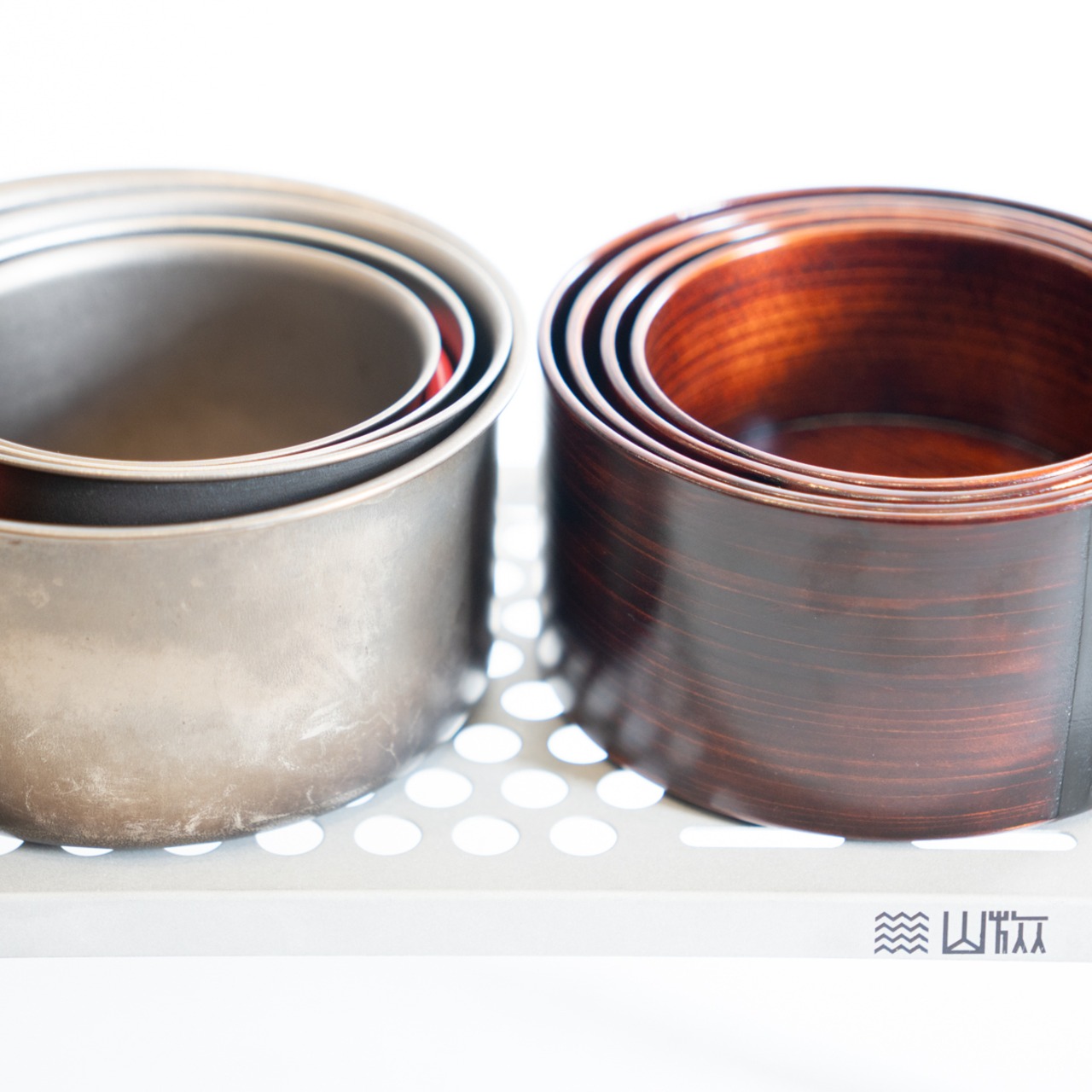 ヒノキのうつわ中-漆仕上げ